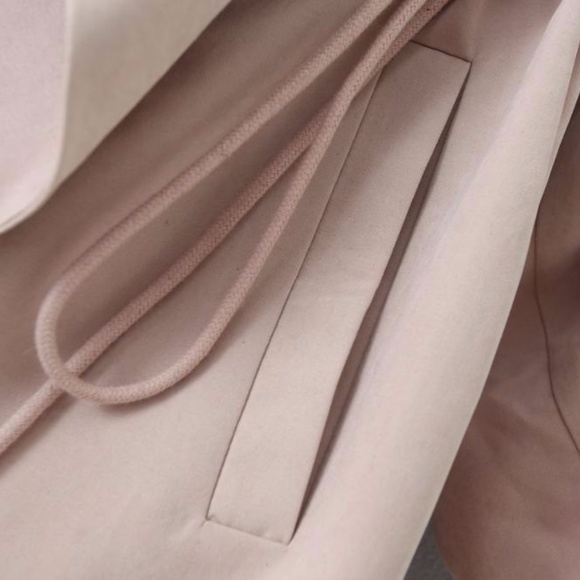 Women Blush Open Coat/Jacket and Foldable Sleeves - Picture 3 of 8